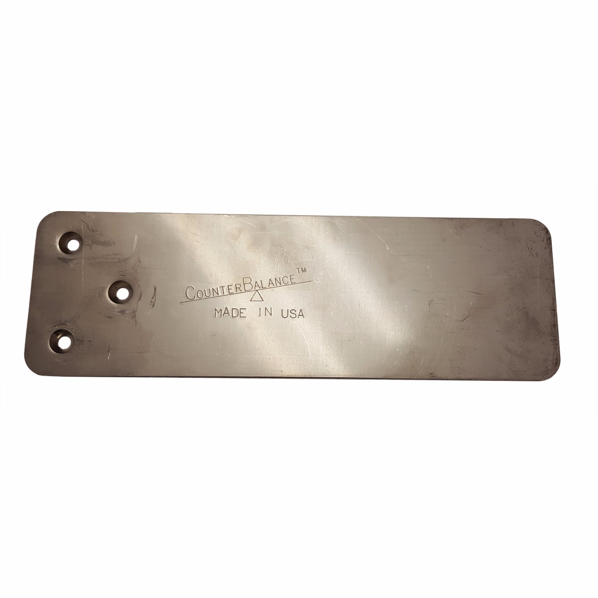CounterBalance® Stainless Steel CounterPlate (9.75" x 3.75")